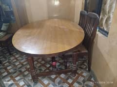 dining table with chairs