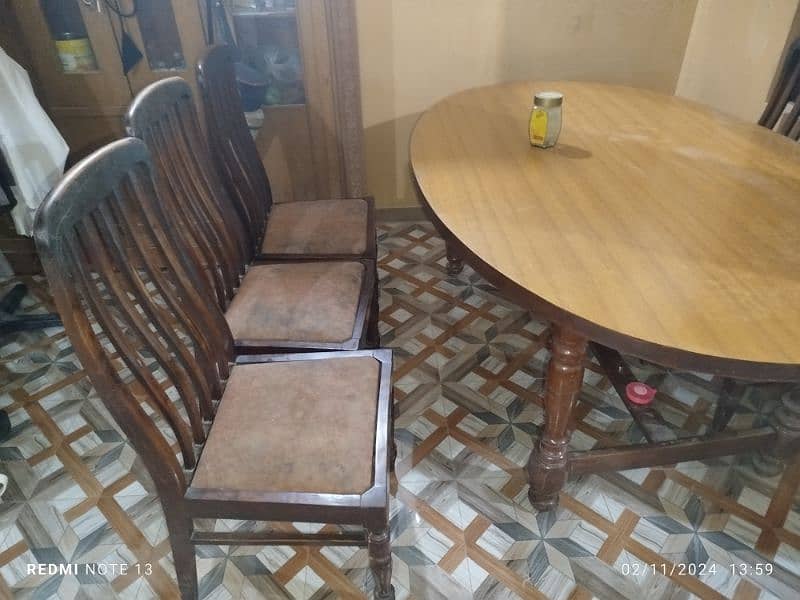 dining table with chairs 2