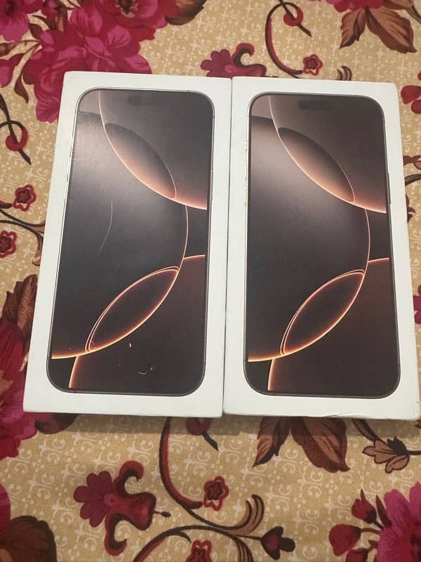 iPhone 16 pro max Dessert titanium 256gb PTA approved 3