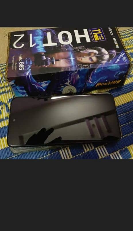 infinix hot 12 5/6 128gb with 10/10 new condition 5