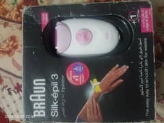 Braun silk epil 3 epilator