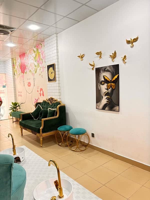 beauty parlor for sale with setup 4