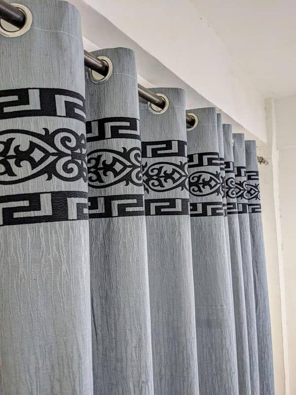 1Pc JACQUARD SELF MOTIF CURTAIN. 0