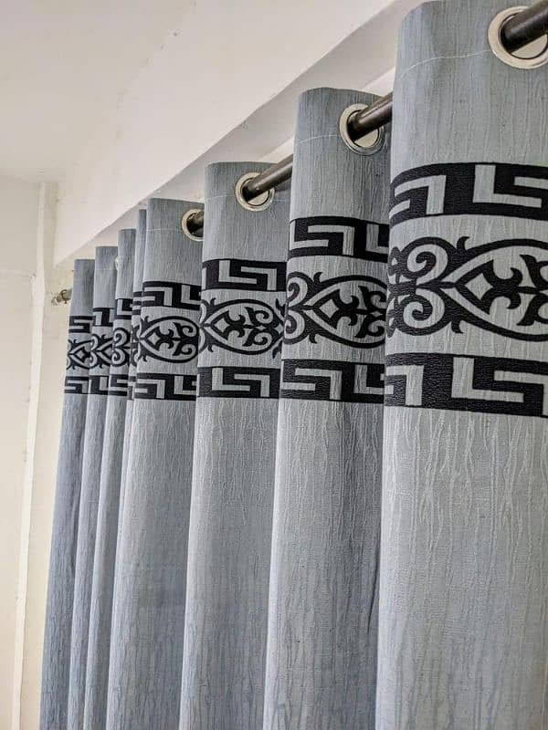 1Pc JACQUARD SELF MOTIF CURTAIN. 1