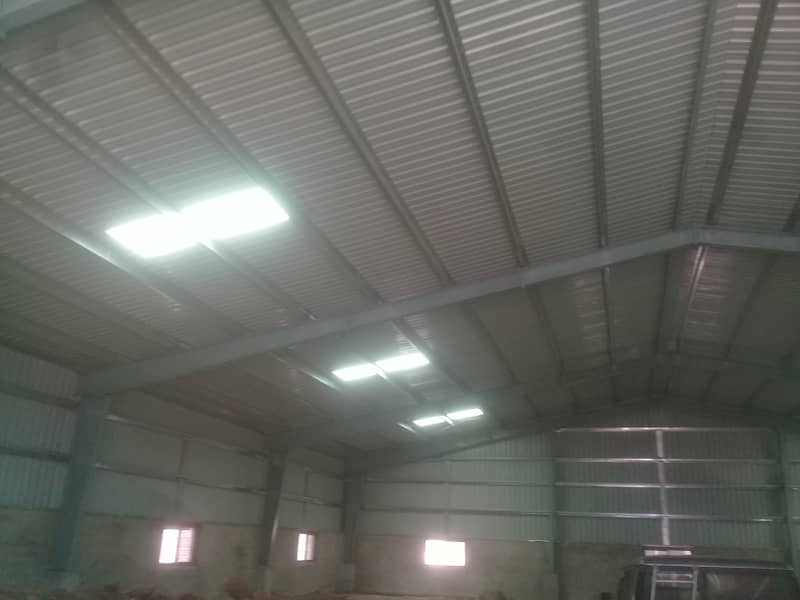 I-9 WAREHOUSE 8500 SQ. FEET GOOD HEIGHT BEST LOCATION NEAR TO DRY PORT SEPARTE GATE FOR IN & OUT. PARKING SPACE FOR LONG VEHICALS 0