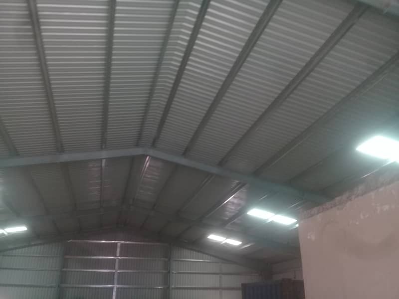 I-9 WAREHOUSE 8500 SQ. FEET GOOD HEIGHT BEST LOCATION NEAR TO DRY PORT SEPARTE GATE FOR IN & OUT. PARKING SPACE FOR LONG VEHICALS 1