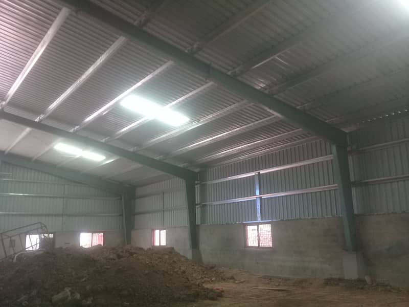 I-9 WAREHOUSE 8500 SQ. FEET GOOD HEIGHT BEST LOCATION NEAR TO DRY PORT SEPARTE GATE FOR IN & OUT. PARKING SPACE FOR LONG VEHICALS 19