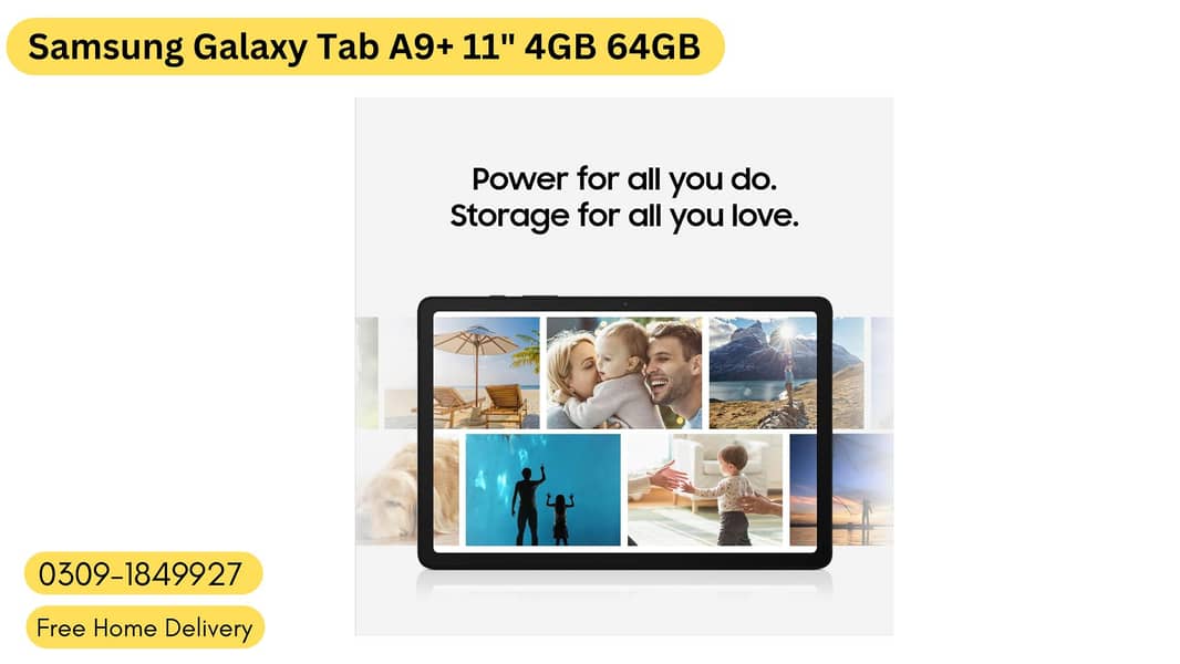 Samsung Galaxy Tab A9 Plus Wifi 4GB 64GB |Tab A9, Tab A9+ , Tab S9 FE 4