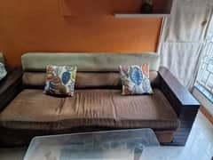 Used Sofa-Condition Poor, Cooking Range and Table  available for sale