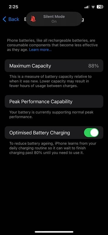 Iphone X 64 GB PTA Approved Battery health 88% White Color 2