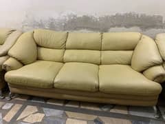 5 seater leather sofa