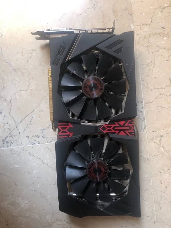 Asus Strix R9 380 4gb ddr5 256bit Graphic card 0