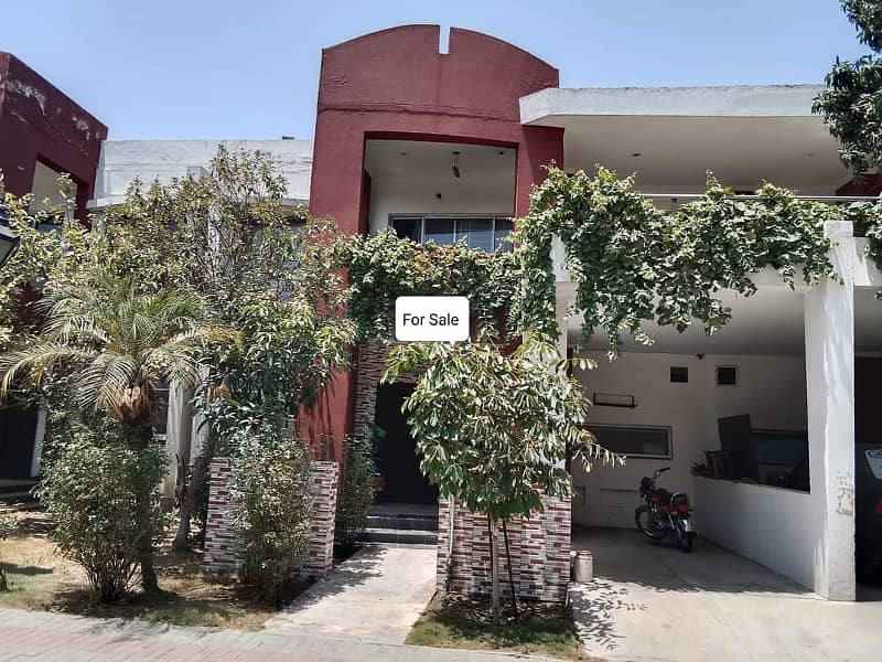 8 Marla European Style Safari Villa House available for sale in a very good condition at very prime location of Safari Villas Sector B Bahria Town Lahore 13