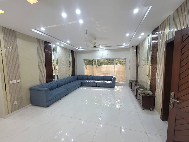 Spacious 12 Marla Lower Portion for Rent in G Block, Johar Town, Lahore. Upper Lock. Best For silent Office. 16