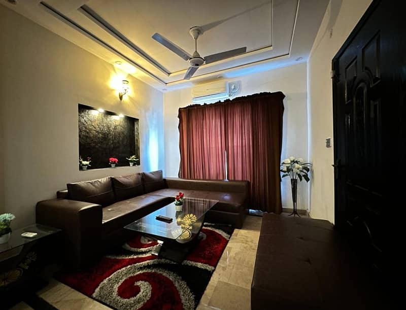 2 Bed Fully Furnished Ready To Move Flat For Rent Sector E Bahria Town Lahore 15