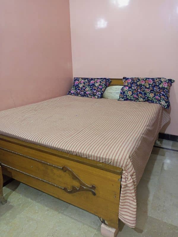 bed with mattress 2