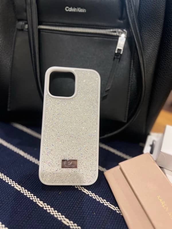 Iphone 16 pro max SWAROVSKI cases original with box 2