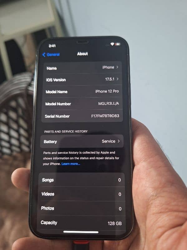 iphone  12 pro 128gb (PTA approved) for sale 5