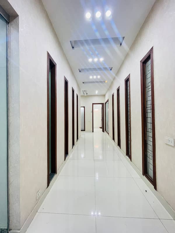 2 Kanal Facing Park Facing Canal Fully Furnished Triple Floor House with swimming pool, Mini Theater and Basement at the prime location of main Canal Road Babar Block, Bahria Town Lahore 39