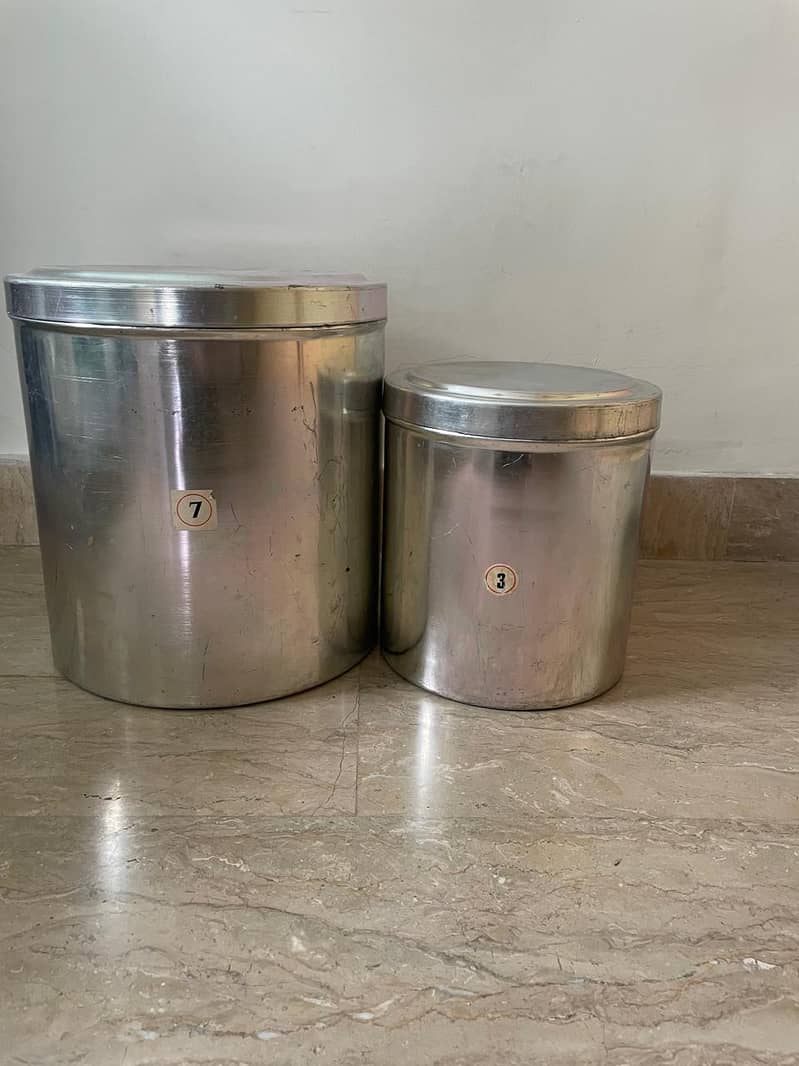 Storage containers (steel-alluminium) 0