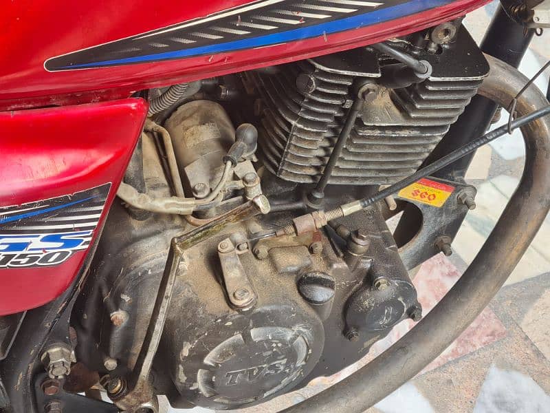 Suzuki GS 150 180cc swapped engine excellent average like Ybr honda 3