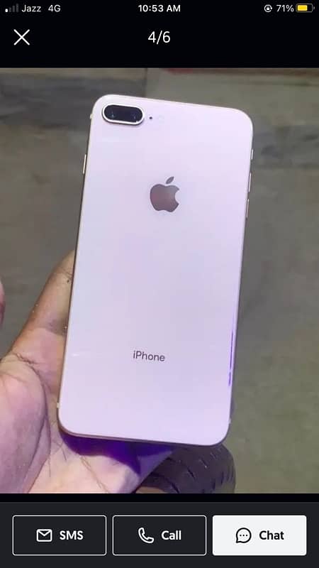 Iphone 8 plus pta approved 64gb 5