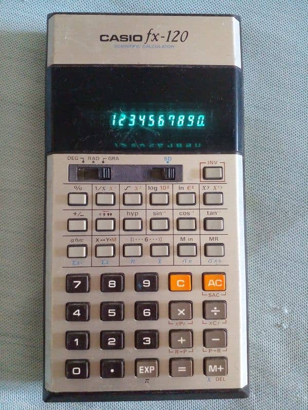 vintage calculators panansonic casio canon sanyo Sinclair 4