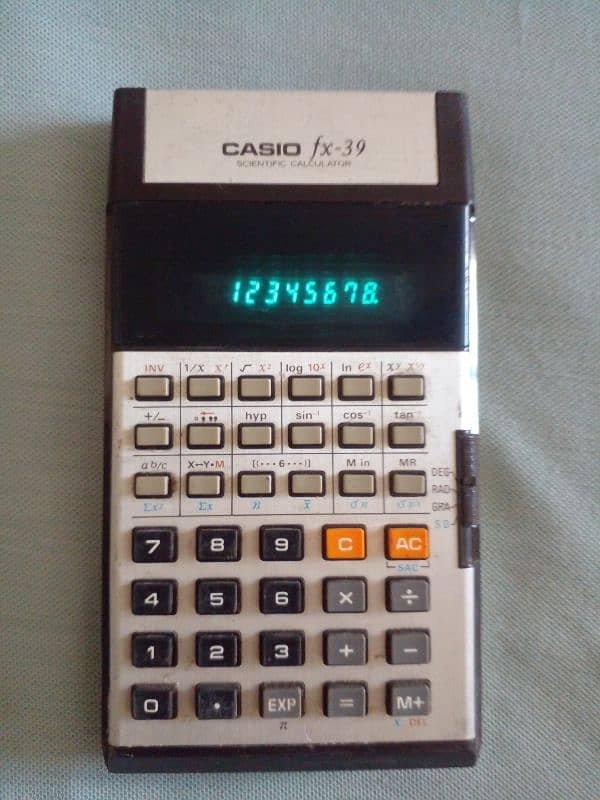 vintage calculators panansonic casio canon sanyo Sinclair 6