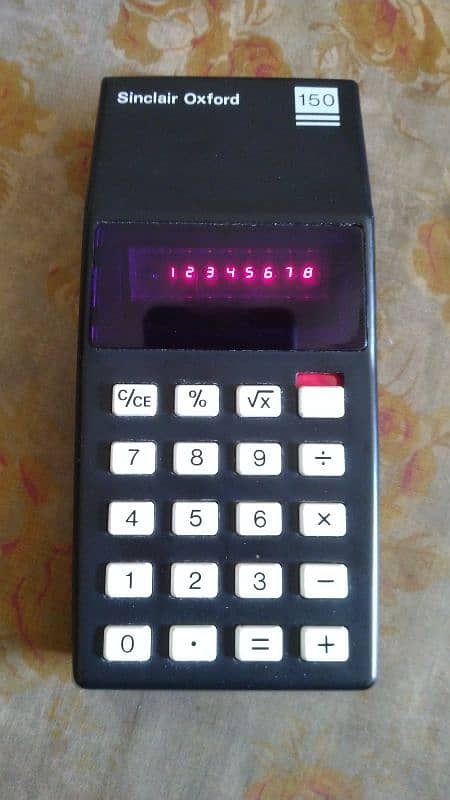 vintage calculators panansonic casio canon sanyo Sinclair 8