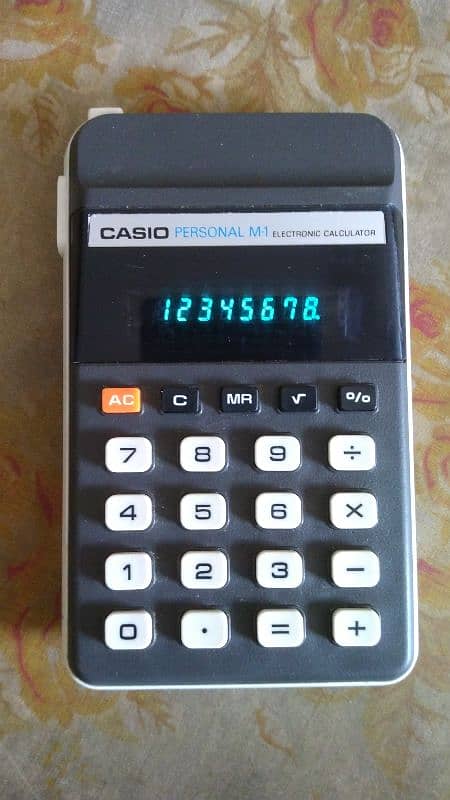 vintage calculators panansonic casio canon sanyo Sinclair 10