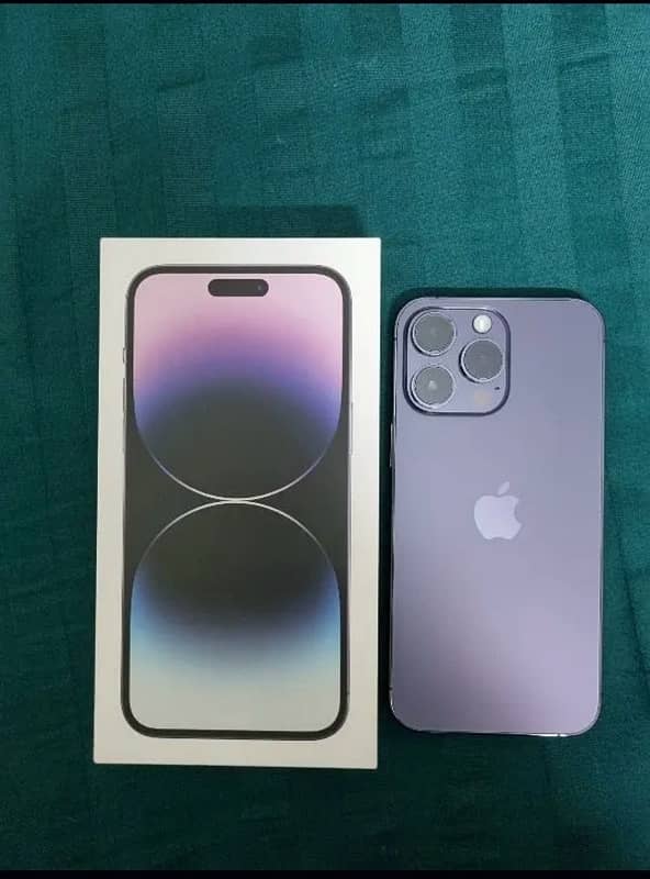 iphone 14 pro max 128gb PTA approved Hk 1