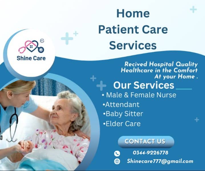 Male & Female Patient Care / attendant /  Baby Sitter / Nurses/ Maids 1