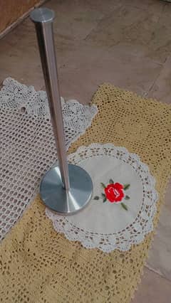 Metal tissue holder rod