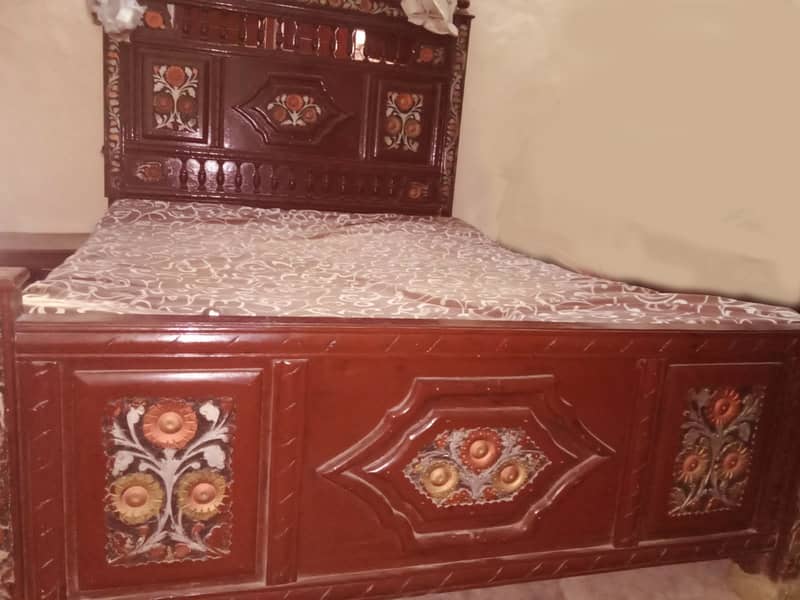 China Double Bed with Mattress 0