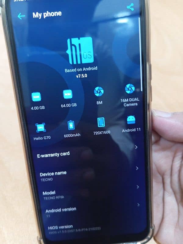 Tecno Spark 7 4GB ram 64 gb room full oky just panal change 0