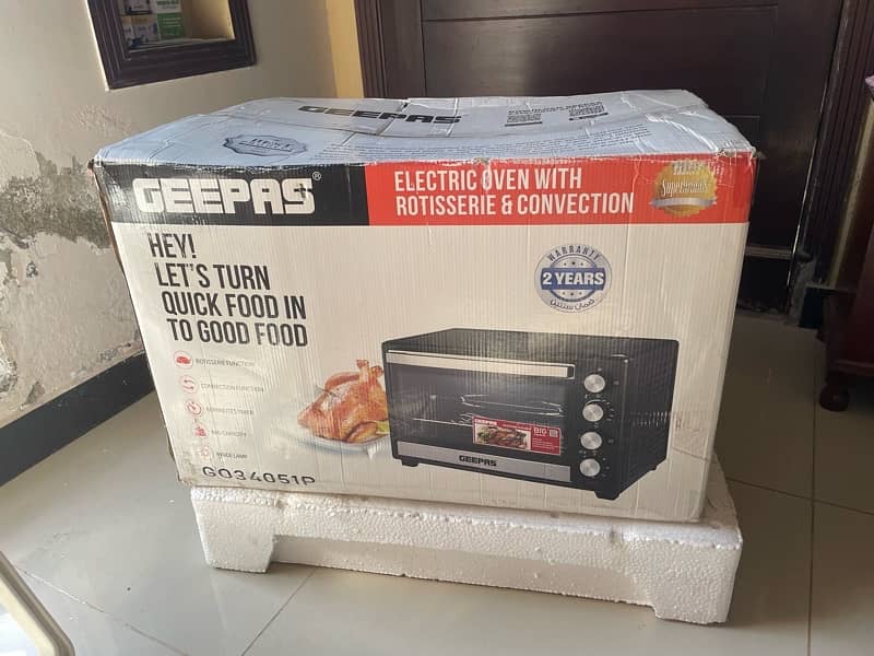 Geepas electric oven 0