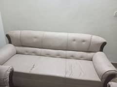 5 seater sofa with tables