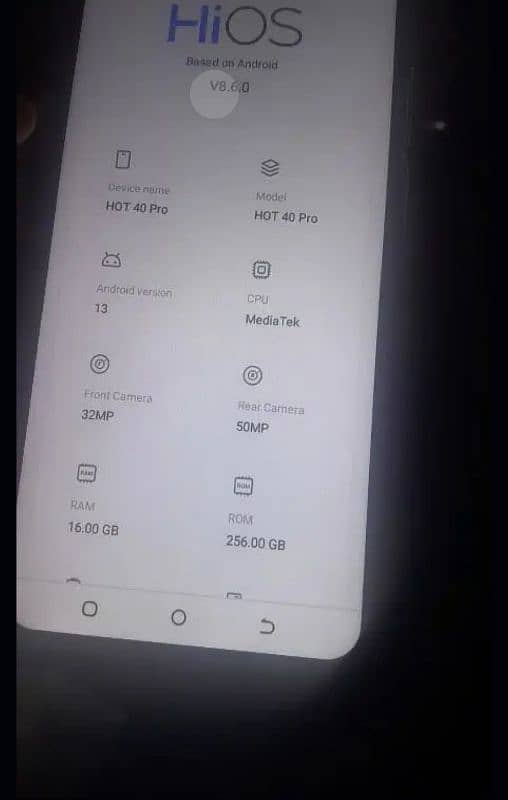 infinix hot 40pro 8+8 256urgent sale 0