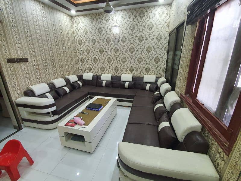 9 seater sofa set with table 2