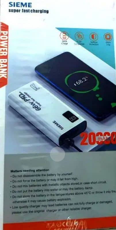 (Urgent Sale) Sieme 20,000 mAh Power Bank (Price Negotiable] 3