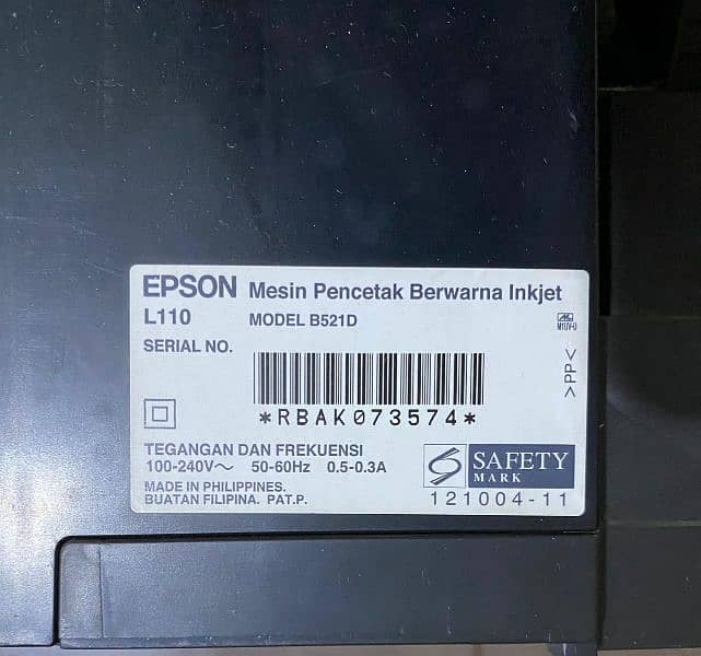 Epson color Printer- L110 1