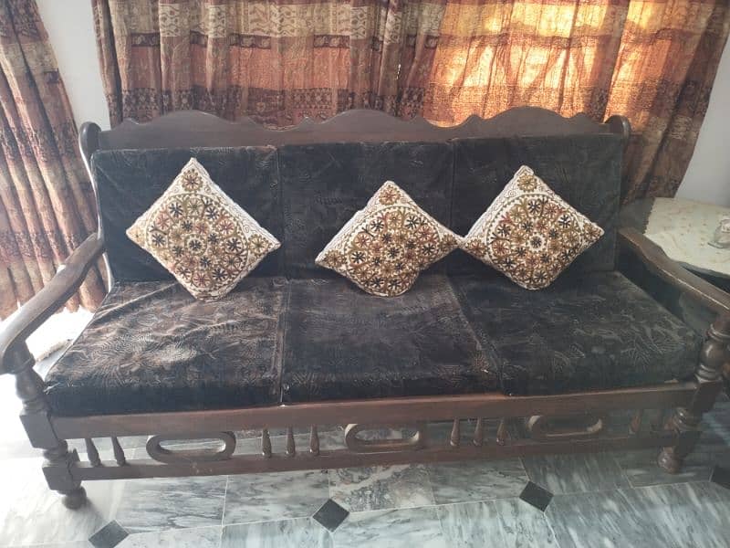 Wooden Sofa Set 6