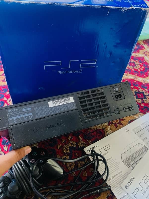 Playstation 2 Phat Console with Box and All the inbox components 11