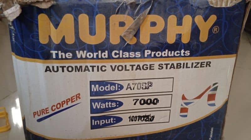 Murphy Stabilizer 7000 Watt 3