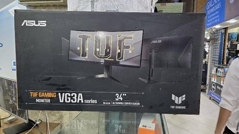 Asus TUF Gaming monitor 34" ultrawide curved screen 3