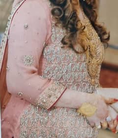 Bridal Lehnga peach color