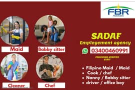 Maids / House Maids / Cook / House chef / Baby Sitter Driver available