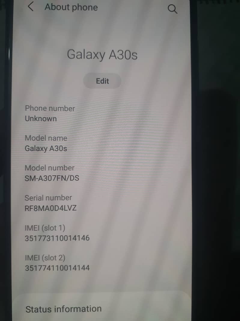 Samsung A30s 128 gb 0