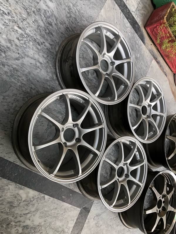 Advanti Ultra racing 15 inch 100 pcd rims 2