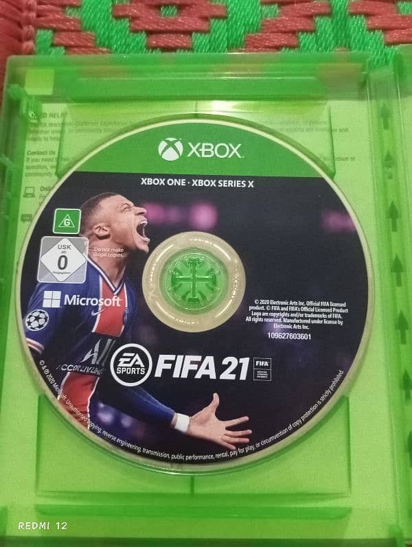 X BOX FIFA 21 GAME CD 100% WORKING 1